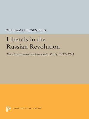 cover image of Liberals in the Russian Revolution